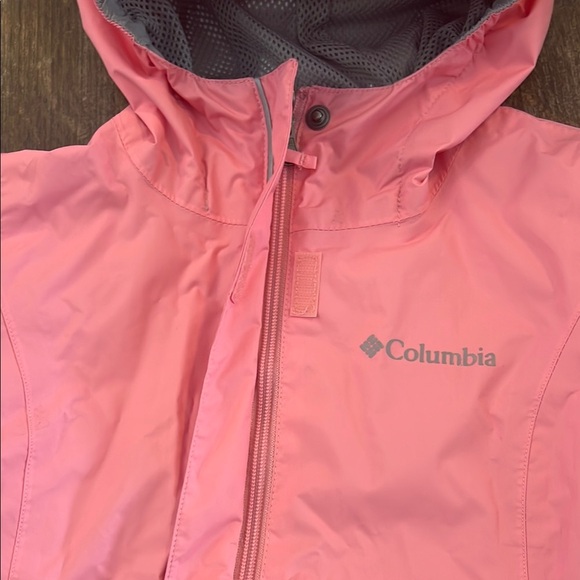 Columbia Omni-tech Pink Kids Raincoat - Picture 10 of 16